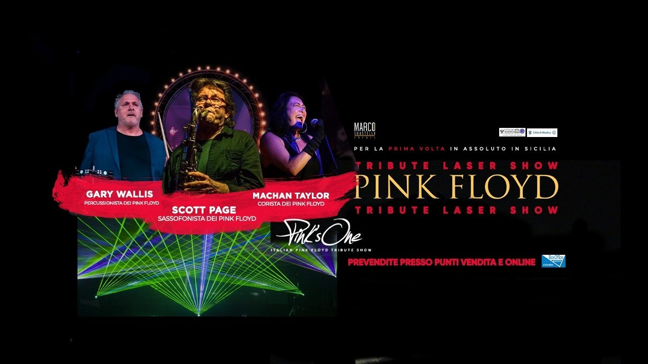 "Pink's One - Pink Floyd Tribute Laser Show", all'Auditorium Del Mediterraneo di Marina di Modica