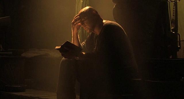 Marlon Brando nel film "Apocalypse Now", regia di F.F. Coppola, fotografia di Vittorio Storaro
