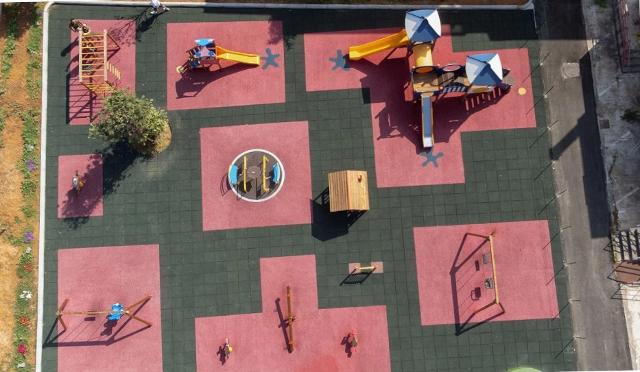 Un'area del Parco giochi "Social Free" di Balestrate Un'area del Parco giochi "Social Free" di Balestrate