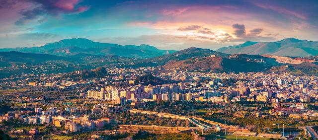 Il panorama della Città di Bagheria