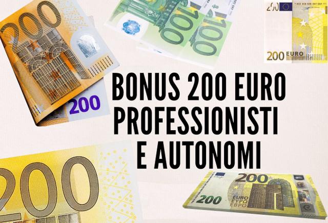 Via al bonus 200 euro anche per i lavoratori autonomi