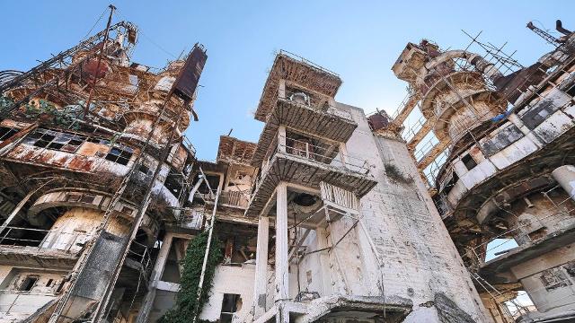 Il "mostro" industriale di Bagheria, la Sicilcalce - ph Igor Petyx