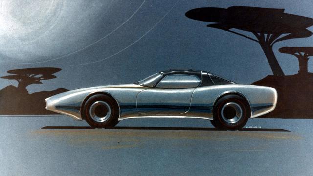 Jaguar XJS prototipo per il salone di Birmingham nel 1978 - Design Emanuele Nicosia