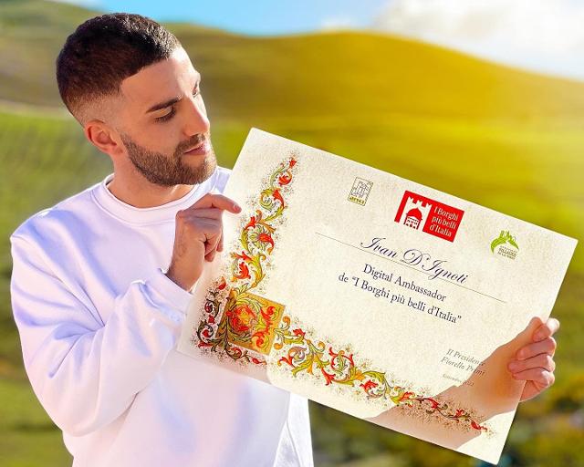 Ivan D'Ignoti è Digital Ambassador de ''I Borghi più Belli d'Italia''