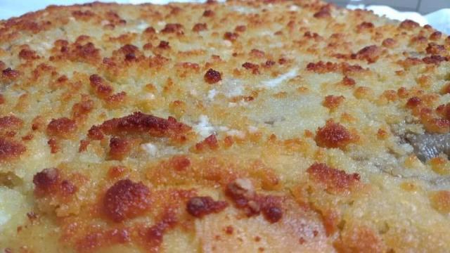 Sfincione bianco Bagherese con la ricotta