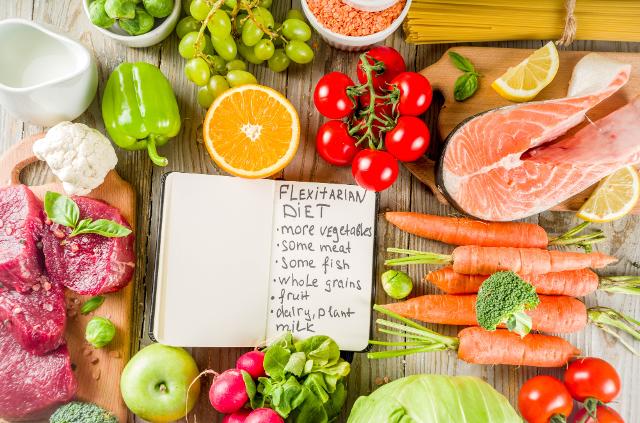 Alcuni degli alimenti che fanno parte della Dieta Flexitariana Alcuni degli alimenti che fanno parte della Dieta Flexitariana