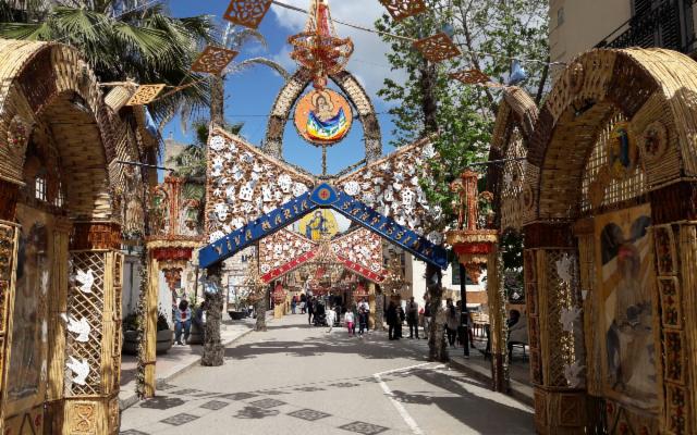 Tornano gli spettacolari ''Archi di Pasqua'' di San Biagio Platani