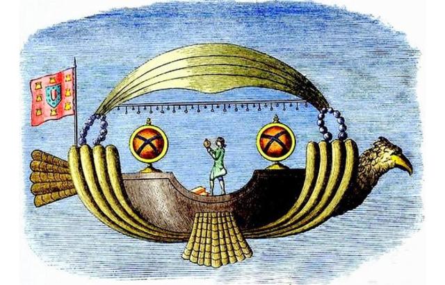 L'aerostato di padre Bartolomeu Lourenço de Gusmão