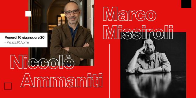 Niccolò Ammaniti e Marco Missiroli - Taobuk 2023