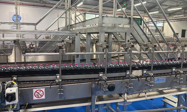 Nuova linea di imbottigliamento dell'Acqua VERA spa, Santo Stefano Quisquina