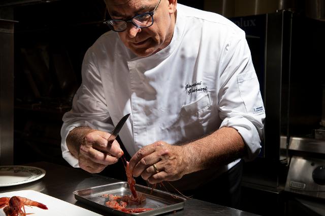 Lo chef del Don Camillo Giovanni Guarneri