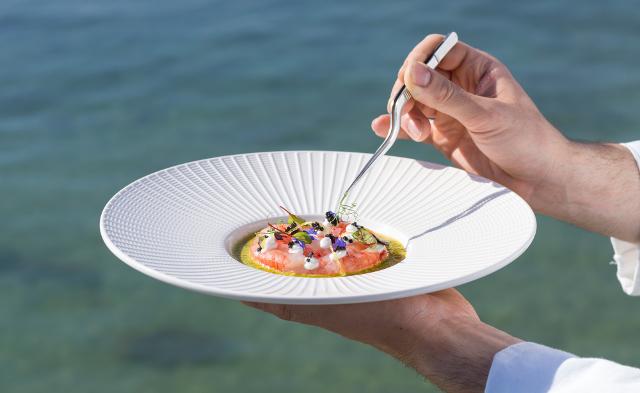 Il crudo di mare dello chef di Area M