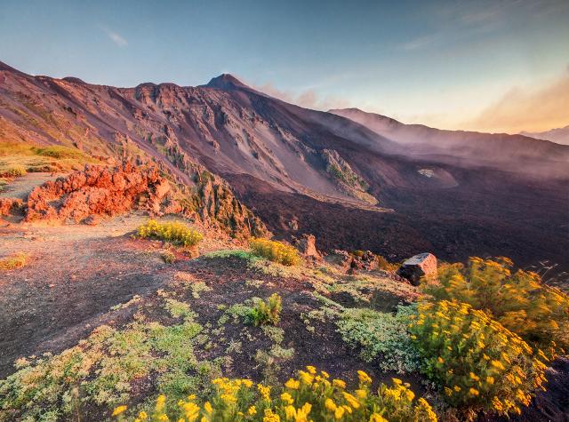 Un paesaggio del Parco dell'Etna
