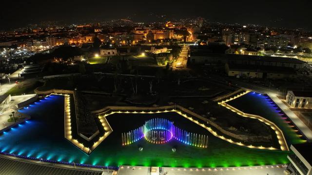 A Palermo c'è la fontana danzante musicale più grande d'Italia