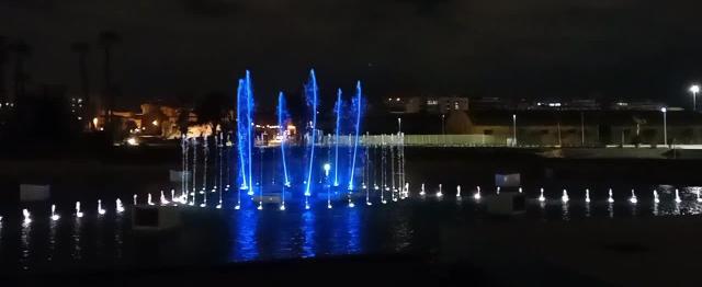 La fontana "Marina" del Palermo Marina Yachting