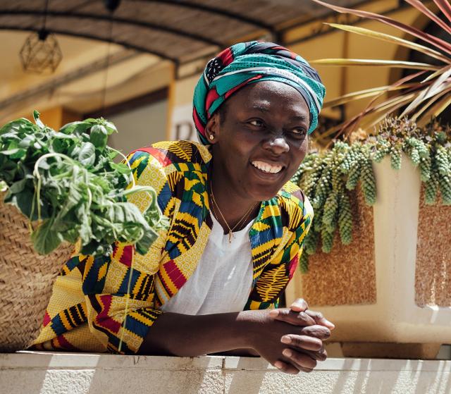 Mareme Cisse, cuoca e anima dell'osteria "Ginger People&Food" di Agrigento 