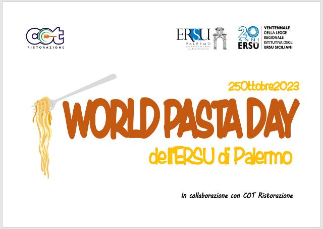 World Pasta Day all'ERSU di Palermo