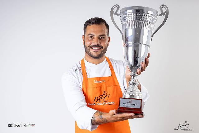 Il catanese Marco D'Arrigo è il nuovo Master Pizza Champion