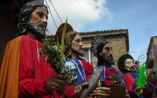 La Settimana Santa ad Aidone con i Santuni