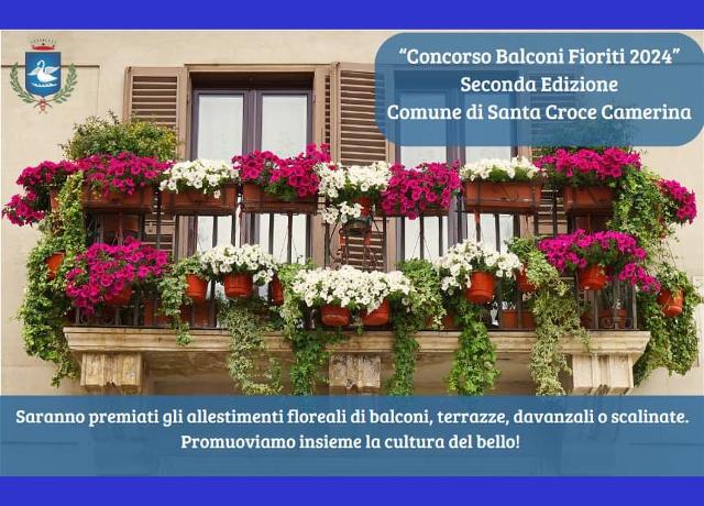 A Santa Croce Camerina (RG) torna il concorso ''Balconi fioriti''