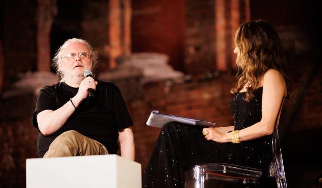 Il Premio Nobel per la Letteratura Jon Fosse alla serata di Gala del Taobuk 2024
