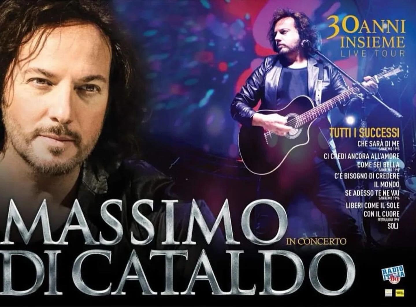 Massimo Di Cataldo in "30 anni insieme Live Tour" a Castroreale (ME)
