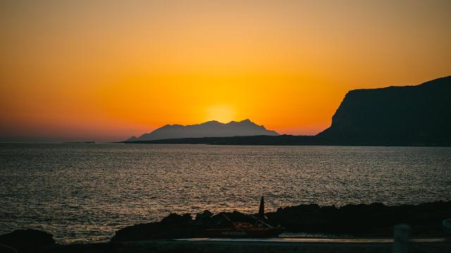 Tramonto dal Mangia's Favignana Resort
