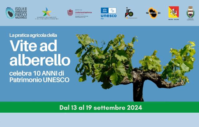 10 anni di Unesco per la vite ad alberello di Pantelleria