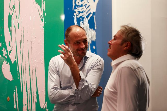 Roberto Magnisi e Arrigo Musti Roberto Magnisi e Arrigo Musti