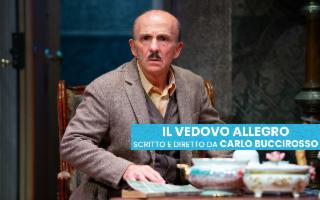 Carlo Buccirosso nei panni de ''Il vedovo allegro'' al Teatro Abc di Catania