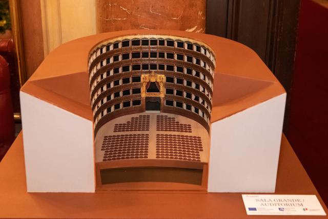 Modello 3D della Sala grande del Teatro Massimo di Palermo - ph® Rosellina Garbo