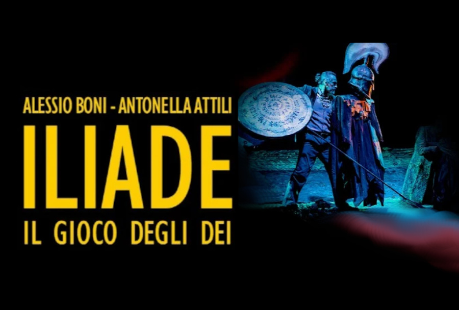 "Iliade - Il gioco degli dèi" con Alessio Boni e Antonella Attili al Teatro Golden di Palermo