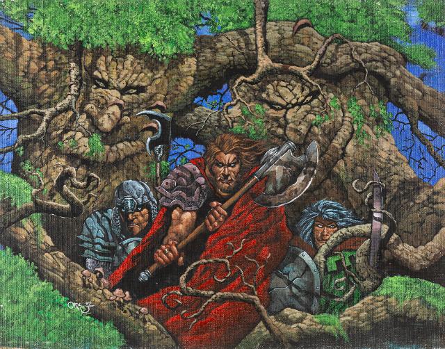 "Girdle of Radagast", illustrazione di Steve Otis (1997)