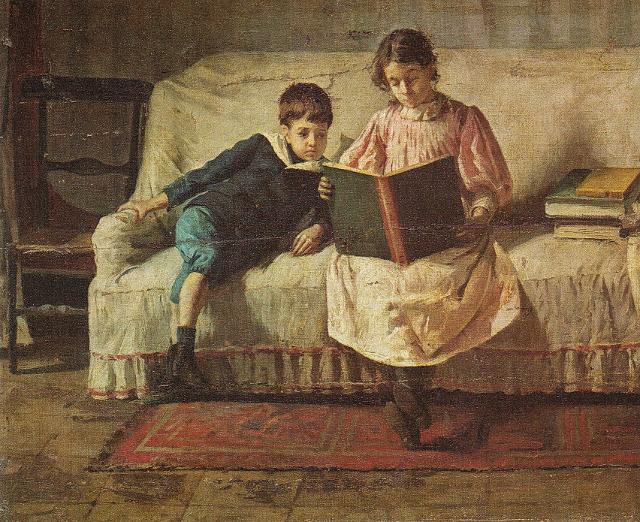 "Ida e Giacomino" (part.) di Onofrio Tomaselli, 1892 c.