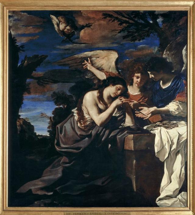 Il Guercino, "Santa Maria Maddalena penitente", olio su tela, 1622 - Musei Vaticani