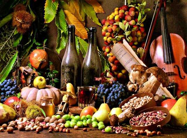 La tavola siciliana d'autunno