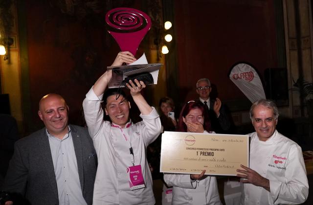 Il Maestro gelatiere cinese Bang Gai vincitore del Concorso internazionale "Francesco Procopio Cutò" 2025