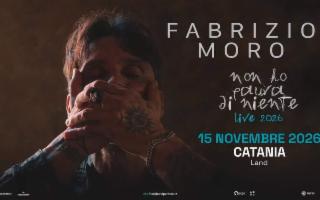 Fabrizio Moro con ''Non ho paura di niente live 2026'' al Land di Catania