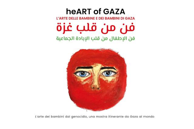 La mostra ''HeART of Gaza - L'Arte dei Bambini dal Cuore della Striscia di Gaza'' a Palermo