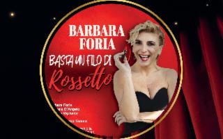 Barbara Foria in ''Basta un Filo di Rossetto'' al Teatro Ariston di Trapani