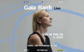 Gaia Banfi live al MONO di Catania