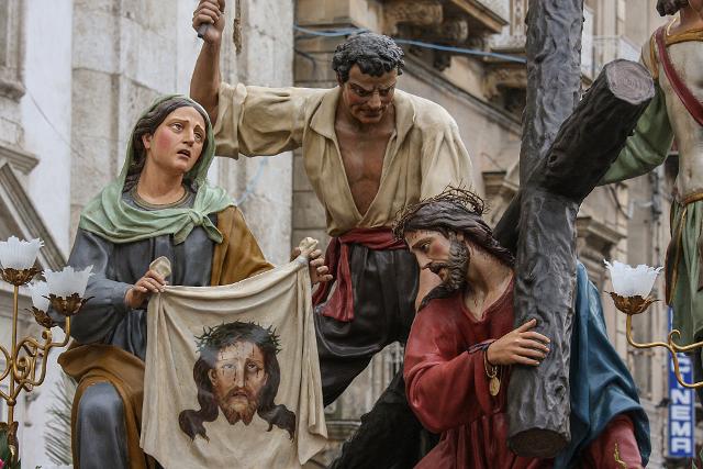 Particolare di una vara dei fratelli Biangardi - Foto Paolo Barone