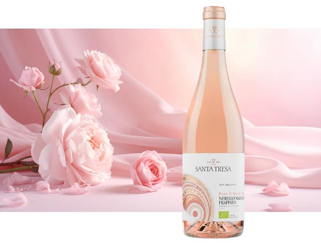 Vino biologico e vegano, di colore rosa tenue brillante, con riflessi cerasuolo chiaro, al naso presenta un profilo netto, con piccoli frutti rossi freschi come fragolina, ribes e melograno, seguiti da note floreali di rosa canina, accenni agrumati e una sottile vena minerale...