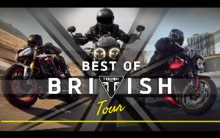 Triumph Best of British Tour 2026 al via da Acireale: test ride gratuiti e novità come la Daytona 660
