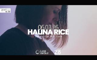 ''Unreality'' a/v live. Halina Rice al Centro Zō di Catania