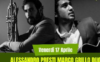 La tromba di Alessandro Presti e la chitarra di Marco Grillo in ''Canto'' al Cinematocasa di Palermo