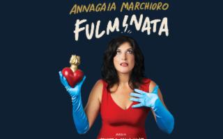 Annagaia Marchioro in ''Fulminata'' al Teatro Ambasciatori di Catania