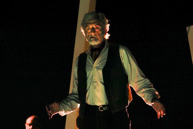 Massimo Venturiello in "La creatura del desiderio" di Andrea Camilleri - ph Fabrizio Benedetti