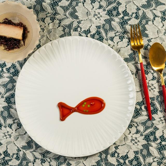 Un piatto "firma" dello chef Luca Miuccio