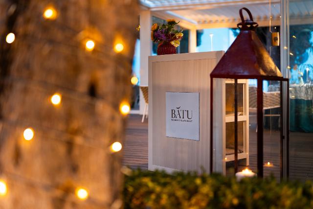L'ingresso di Bàtu, ristorante del Grand Hotel San Pietro di Taormina